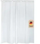 Intirilife Duschvorhang, Wei&szlig;, Kunststoff, 0.01x200 cm, Badtextilien, Duschvorh&auml;nge