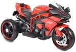 Moni Elektromotorrad, Rot, Kunststoff, 33x53x105 cm, unisex, Spielzeug,