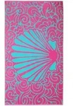 Vossen Strandt&uuml;cher, Rosa, Textil, Grafikmuster, 100x180 cm, Badtextilien,