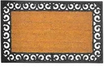 Relaxdays Fussmatte, Mehrfarbig, Kunststoff, Textil, 75x45 cm, Teppiche & B&ouml;den,