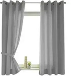 Gardinenbox Vorhang, Grau, Textil, 140x145x145 cm, Oeko-Tex&reg; Standard 100,