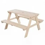 Roba Kinderspieltisch, Natur, Holz, massiv, 89x50x84.5 cm, Kinder- & Jugendzimmer,