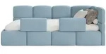 Selsey Kinderbett, Hellblau, Kunststoff, 1-Sitzer, 90x200 cm, Kinder- &...