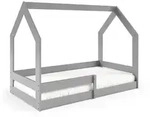 Masseno Kinderbett, Hellgrau, Holz, 80x160 cm, Kinder- & Jugendzimmer,...