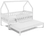 Masseno Kinderbett, Wei&szlig;, Holz, 80x160 cm, Kinder- & Jugendzimmer,...