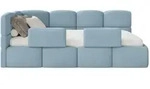 Selsey Kinderbett, Hellblau, Kunststoff, 1-Sitzer, 90x200 cm, Kinder- &...