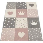 Paco Home Kinderteppich, Pink, Textil, Rechteckig, 140x200 cm,...