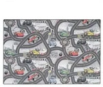 Snapstyle Kinder, Grau, Textil, Abstrakt, 100x100 cm, Teppiche & B&ouml;den,...