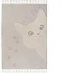 Obsession Kinderteppich My Fano, Grau, Mehrfarbig, Textil, Katze, rechteckig,...