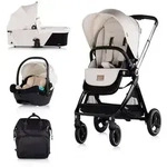 Chipolino Kinderwagen, Beige, Metall, 58x111x75 cm, unisex, Baby on Tour,