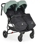 Cangaroo Geschwisterkinderwagen, Gr&uuml;n, Metall, 75x104x97 cm, unisex, Federung, Baby