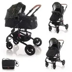 Lorelli Kombikinderwagen, Schwarz, Metall, 58x118x76 cm, unisex, Baby on Tour,