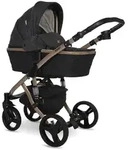 Lorelli Kombikinderwagen, Schwarz, Metall, 60x117x112 cm, unisex, Federung,...