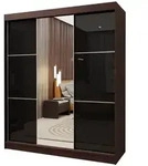 Masseno Schwebet&uuml;renschrank, Wenge, Holzwerkstoff, 7 F&auml;cher, Rechteckig,...