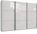 luma-home Schwebet&uuml;renschrank, Wei&szlig;, Holzwerkstoff, Nachbildung, 3 F&auml;cher, einzeln