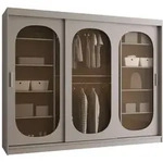 Mirjan24 Schwebet&uuml;renschrank, Kaschmir, Kunststoff, 2 Schubladen, Rechteckig,
