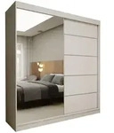 Masseno Schwebet&uuml;renschrank, Wei&szlig;, Holzwerkstoff, 7 F&auml;cher, Rechteckig,...