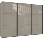 luma-home Schwebet&uuml;renschrank, Sand, Holzwerkstoff, Nachbildung, 3 F&auml;cher, einzeln