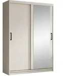 Beautysofa Schwebet&uuml;renschrank, Kaschmir, Holzwerkstoff, 120x205x60 cm,