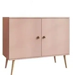 Lookway Kommode, Rosa, Holzwerkstoff, 100x85x42 cm, Wohnzimmer, Kommoden &