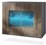 Vladon Kommode, Alteiche, Holzwerkstoff, 92.5x73.5x35 cm, Wohnzimmer, Kommoden &