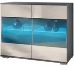 Vladon Kommode, Sand, Holzwerkstoff, 92.5x75.5x35 cm, Wohnzimmer, Kommoden &