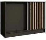 Beautysofa Kommode, Schwarz, Holzwerkstoff, 101x85x43.5 cm, Wohnzimmer,...