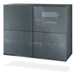 Vladon Kommode, Grau, Holzwerkstoff, 92.5x73.5x35 cm, Wohnzimmer, Kommoden &