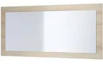 Vladon Spiegel, Eiche San Remo, Holzwerkstoff, Rechteckig, 89x45x2 cm, Spiegel,