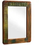 Massivmoebel24 Spiegel, Mehrfarbig, Holz, Rechteckig, 60x80x3 cm, Spiegel,