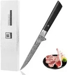 Zayiko Ausbeinmesser, Schwarz, Holz, Metall, Nachbildung, 29 cm, Kochen,