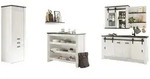 Furn.Design K&uuml;chen-Set, Wei&szlig;, Anthrazit, Holzwerkstoff, Glas, Metall,