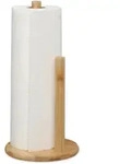 Relaxdays K&uuml;chenrollenhalter, Hellbraun, Holz, 14.5x28x14.5 cm, K&uuml;chenzubeh&ouml;r,