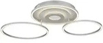 Globo Lighting Deckenleuchte, Silber, Metall, 57x11.5x99.2 cm, Lampen & Leuchten, LED