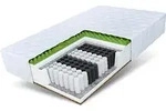 FDM Taschenfederkernmatratze, Wei&szlig;, Textil, H3 + H4, F&uuml;llung:...