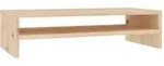vidaXL Monitorst&auml;nder, Natur, Holz, Kiefer, Rechteckig, 50x13x24 cm,...