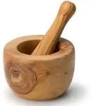 Continenta M&ouml;rser, Braun, Holz, 15x14x15 cm, Kochen, K&uuml;chenhelfer, Sonstige