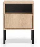 Selsey Nachttisch, Eiche, Holzwerkstoff, 1 F&auml;cher, 1 Schubladen, Rechteckig,