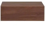 CARO-M&ouml;bel Nachttisch, Nussbaum, Holzwerkstoff, Mode, 42x14x30 cm,...