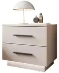 Lookway Nachttisch, Kaschmir, Holzwerkstoff, 55x50x37 cm, Schlafzimmer, Nachttische