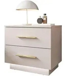 Lookway Nachttisch, Kaschmir, Holzwerkstoff, 55x50x37 cm, Schlafzimmer,...