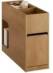SoBuy Nachttisch, Natur, Holzwerkstoff, 25x55x70 cm, Schlafzimmer, Nachttische