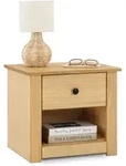 Idimex Nachttisch, Braun, Holz, Kiefer, Vintage, 46x40x40 cm, Schlafzimmer,