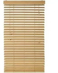 Jalousie Venetian, Natur, Holz, Bambus, Holz, 75x175 cm, L&auml;nge universell