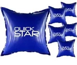 Quick Star Poolkissen, Blau, Kunststoff, Rechteckig, 120x120 cm, Freizeit,...