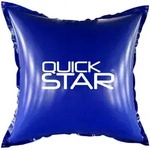Quick Star Poolkissen, Blau, Kunststoff, Rechteckig, 120x120 cm, Freizeit,...