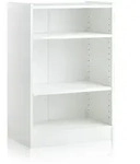 Costway B&uuml;cherregal, Wei&szlig;, Holz, 50x75x30 cm, Wohnzimmer, Regale,...