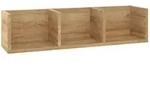 CARO-M&ouml;bel Cd/Dvd-, Wildeiche, Holzwerkstoff, Mode, 75x18x18 cm, Wohnzimmer,...