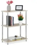 Relaxdays Regal, Mehrfarbig, Holzwerkstoff, Metall, 60x76x30 cm, Wohnzimmer, Regale,