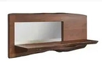 Massivmoebel24 Wandregal, Braun, Holz, Echtholz,Akazie, 121x38x22 cm,...